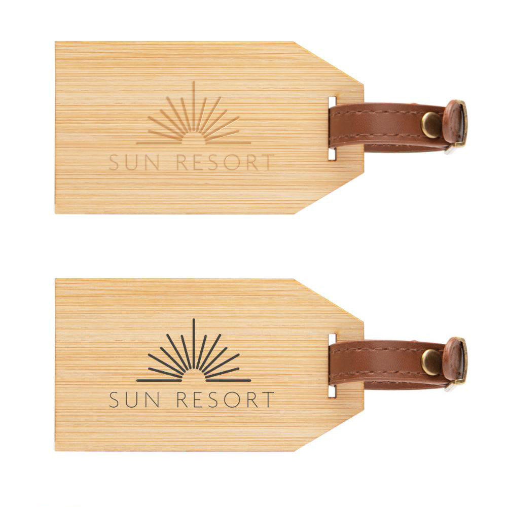Outbound Bamboo Luggage Tag