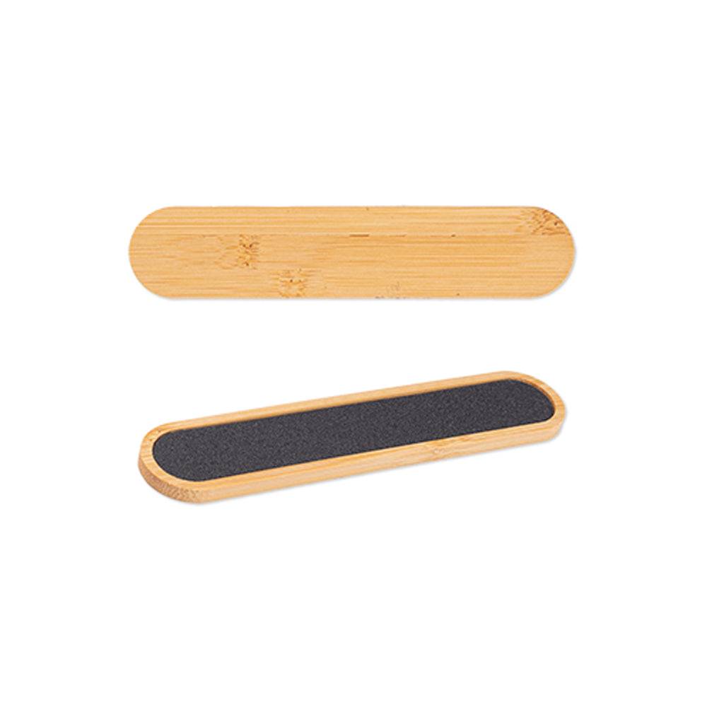 Custom branded bamboo Nail File.