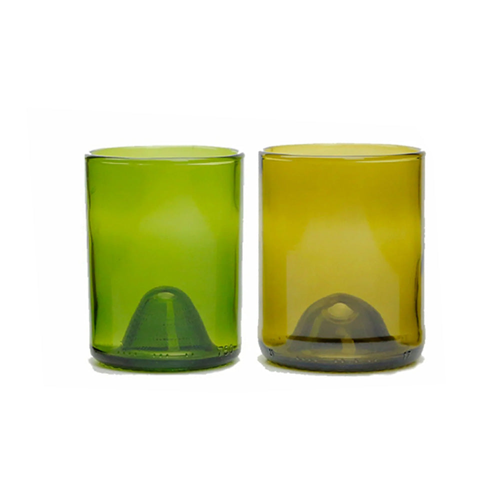 Customizable Recycled Refresh Glass 12 oz Drinking Glass - 2 Pack mixed