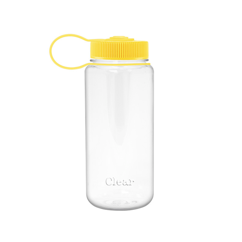 Customizable 16 ounce wide-mouth Nalgene Sustain bottle in Clear.