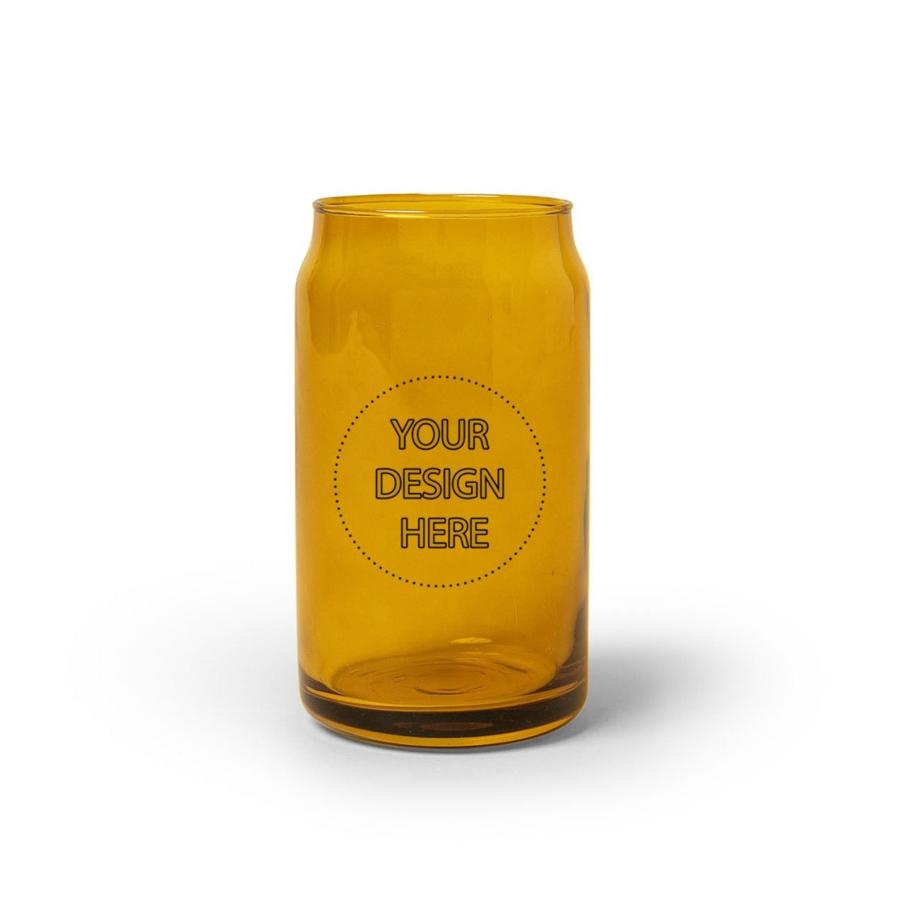 Customizable 16 oz Can-shaped Drinking Glass