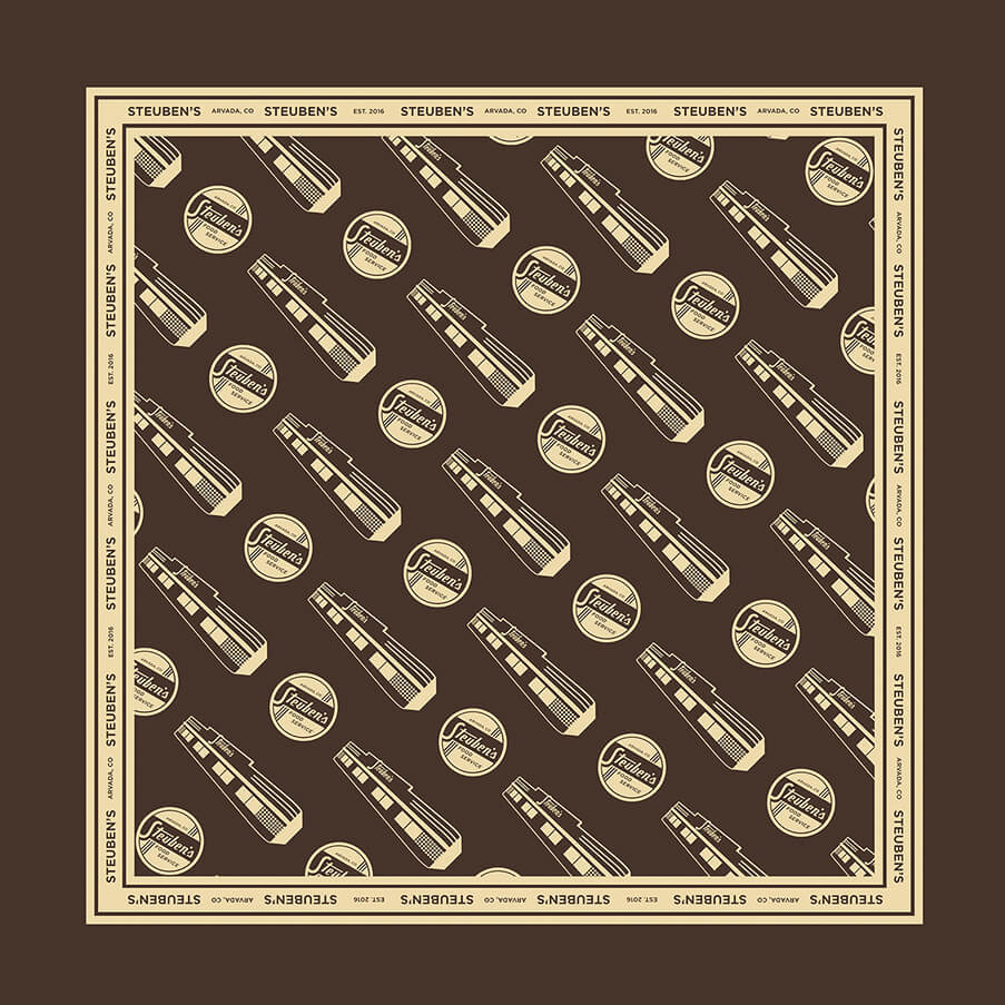 Customizable 22x22 Inch Cotton Bandanna - Made in USA22" x 22" Cotton Bandanna - Made in USA