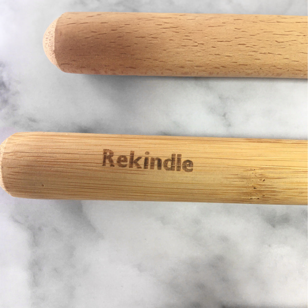 Reusable Glass Straw Kit example logo.