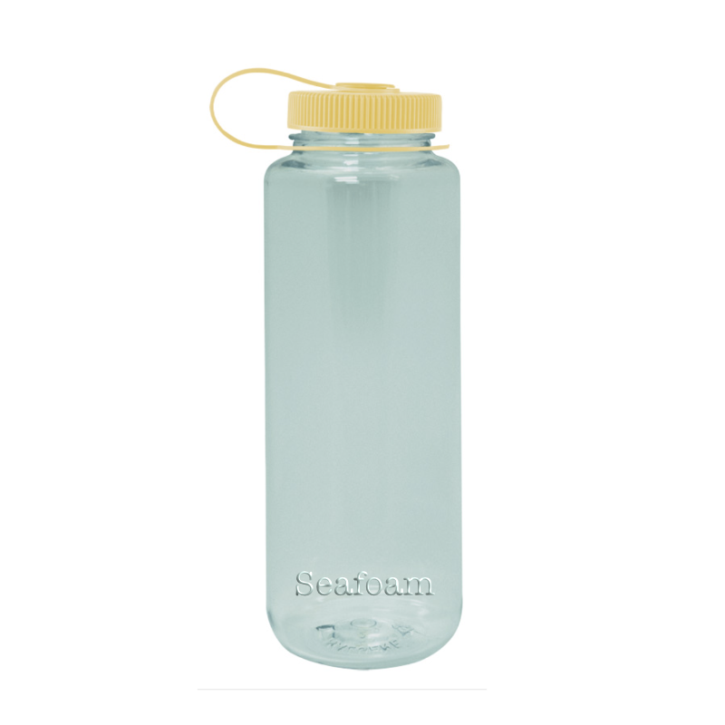 Customizable 48 ounce wide-mouth Nalgene Sustain bottle in Seafoam.