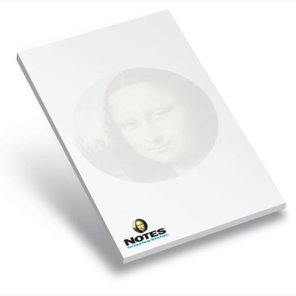 Customizable 5x7 50-Sheet Scratch Pad - 100% Recycled Paper