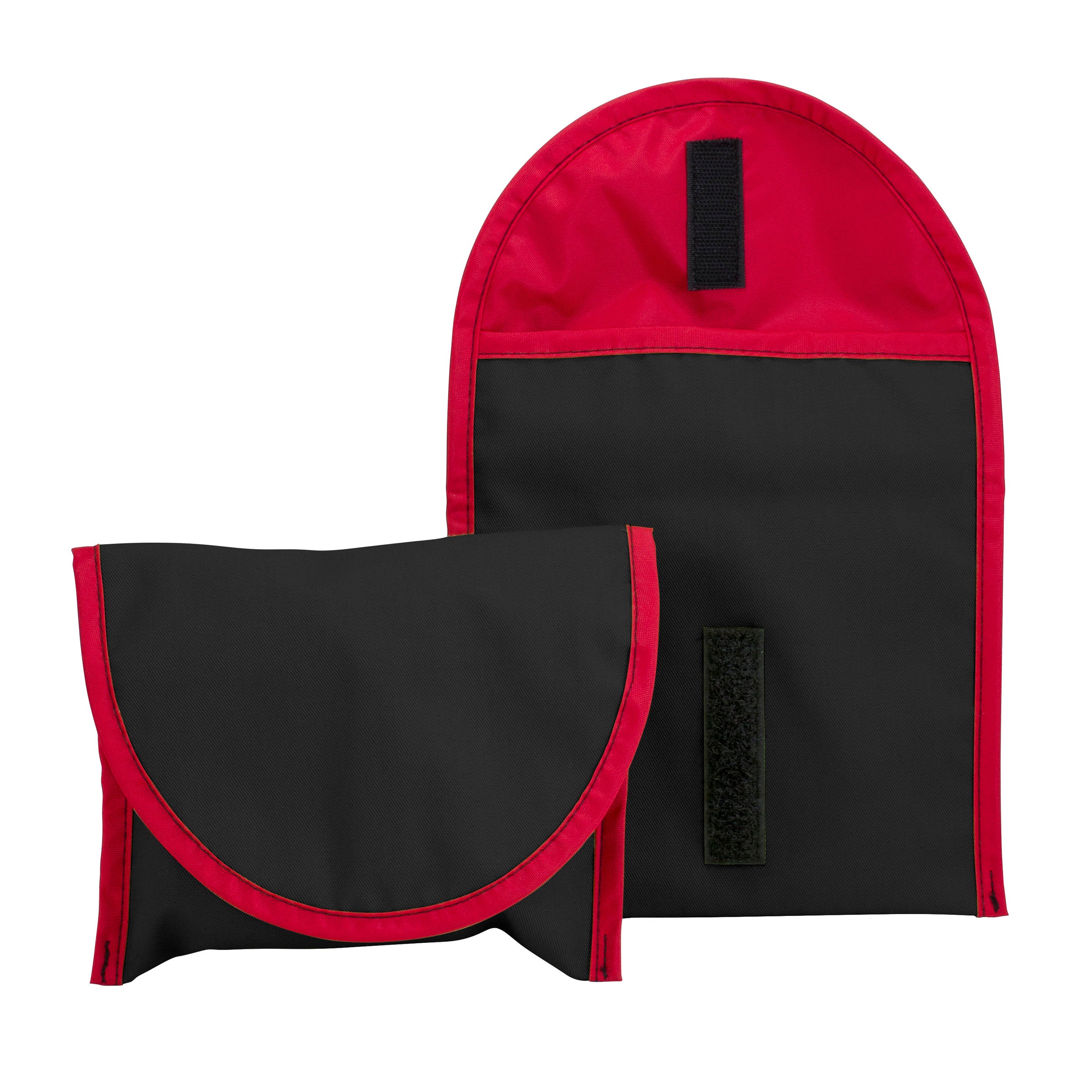 Recycled Snak-A-Lope™ Bag in red and black.