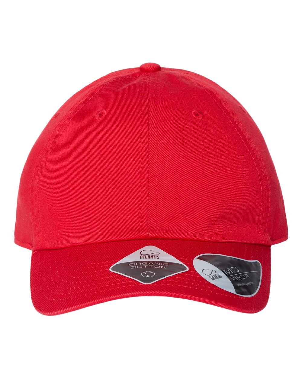 Customizable Atlantis Headwear Organic Cotton Fraser Hat in  red