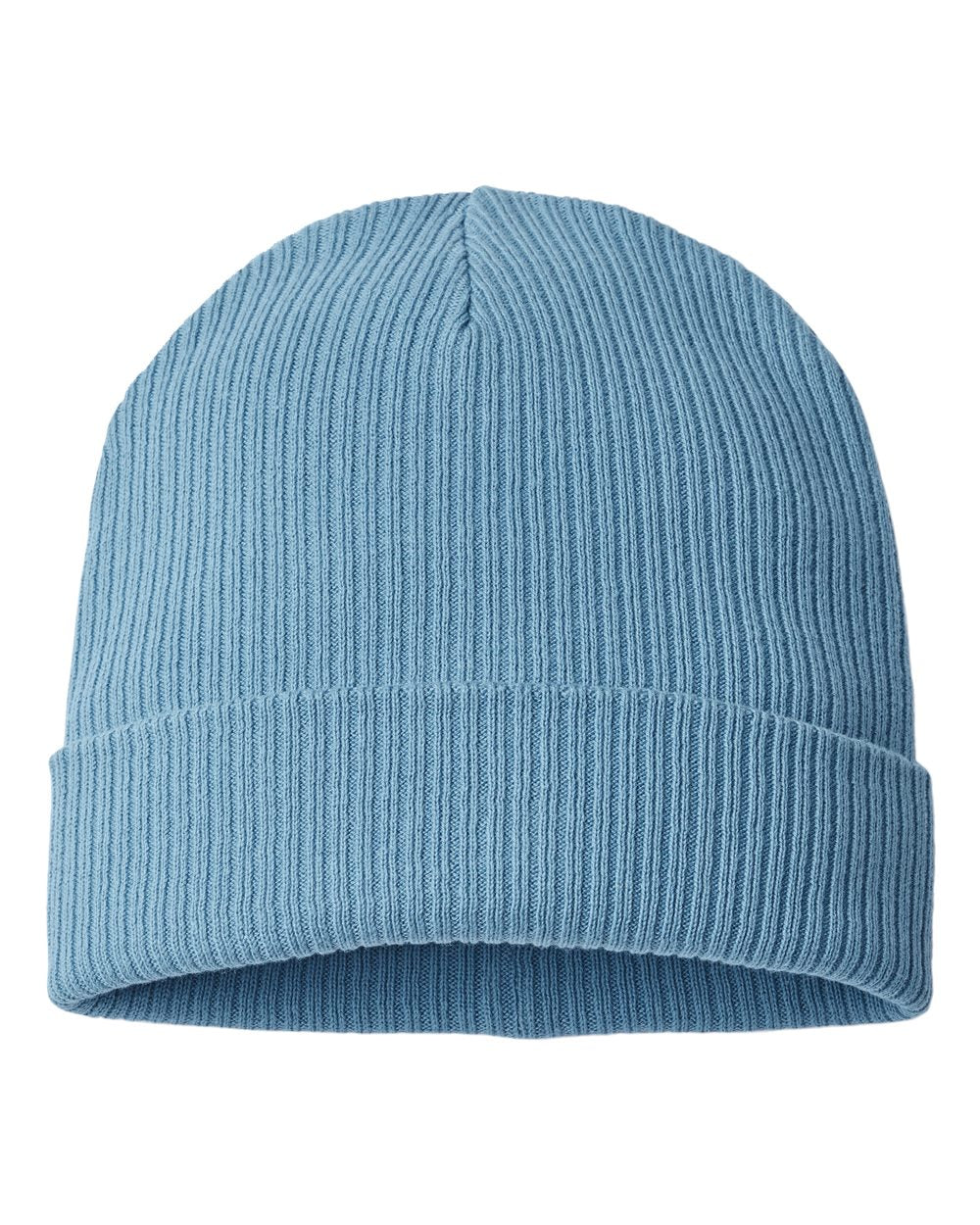 Customizable Atlantis Headwear Organic Cotton Nelson Beanie in light blue