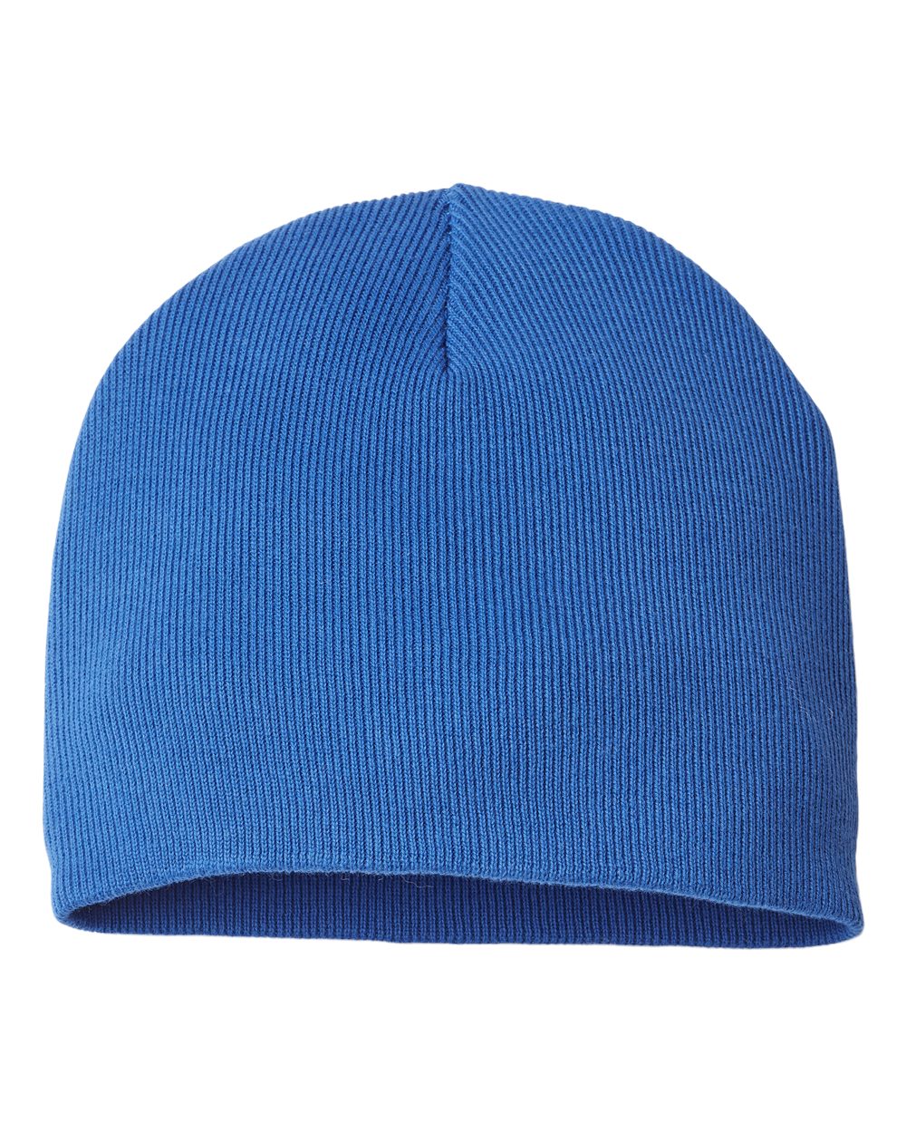 Customizable Atlantis Headwear Organic Cotton Yala Beanie in royal blue