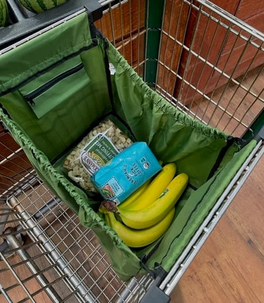 Customizable Bagito Grocery Cart Hang Bag- 100% Recycled Poly