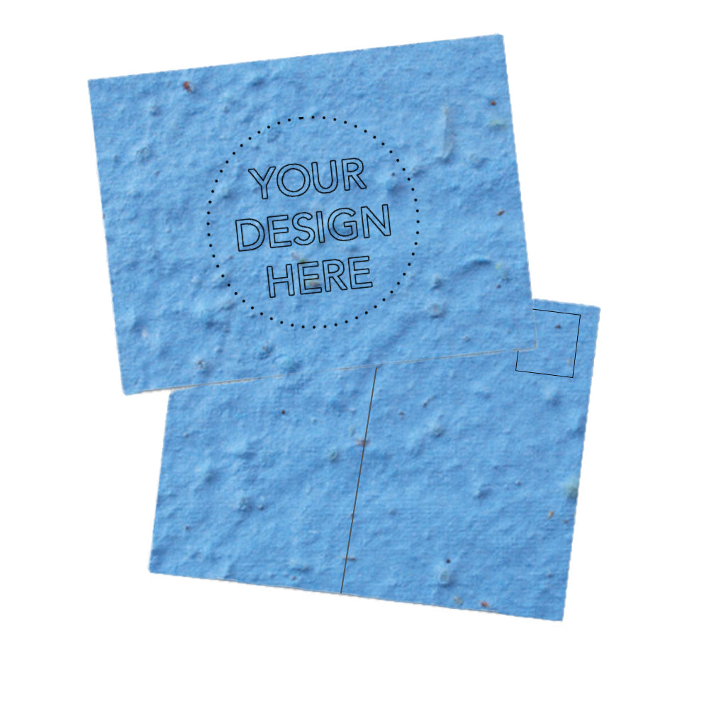 Color Seed Paper Postcard