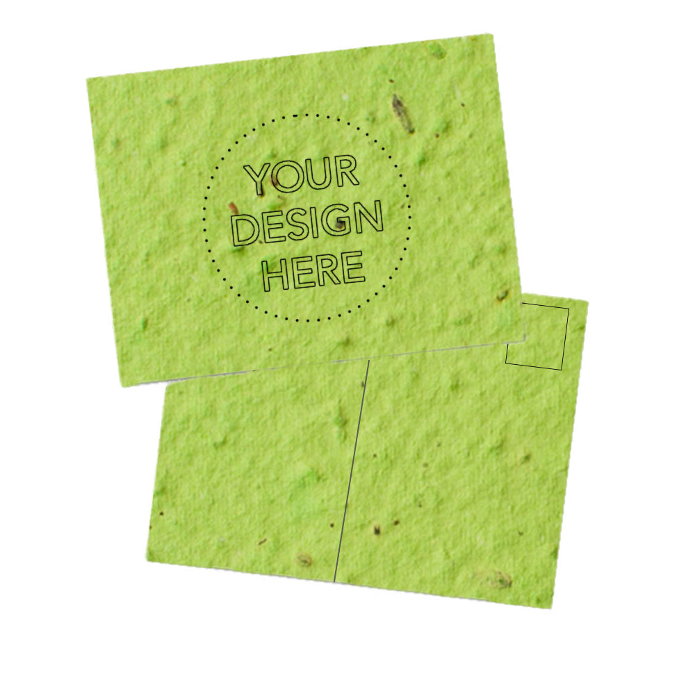 Color Seed Paper Postcard