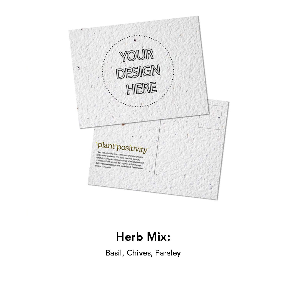 Seed Paper Postcard