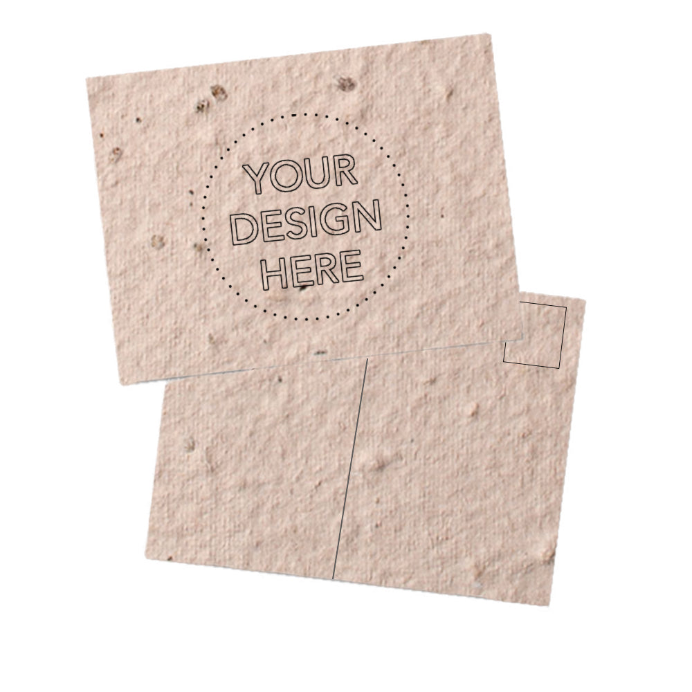 Color Seed Paper Postcard