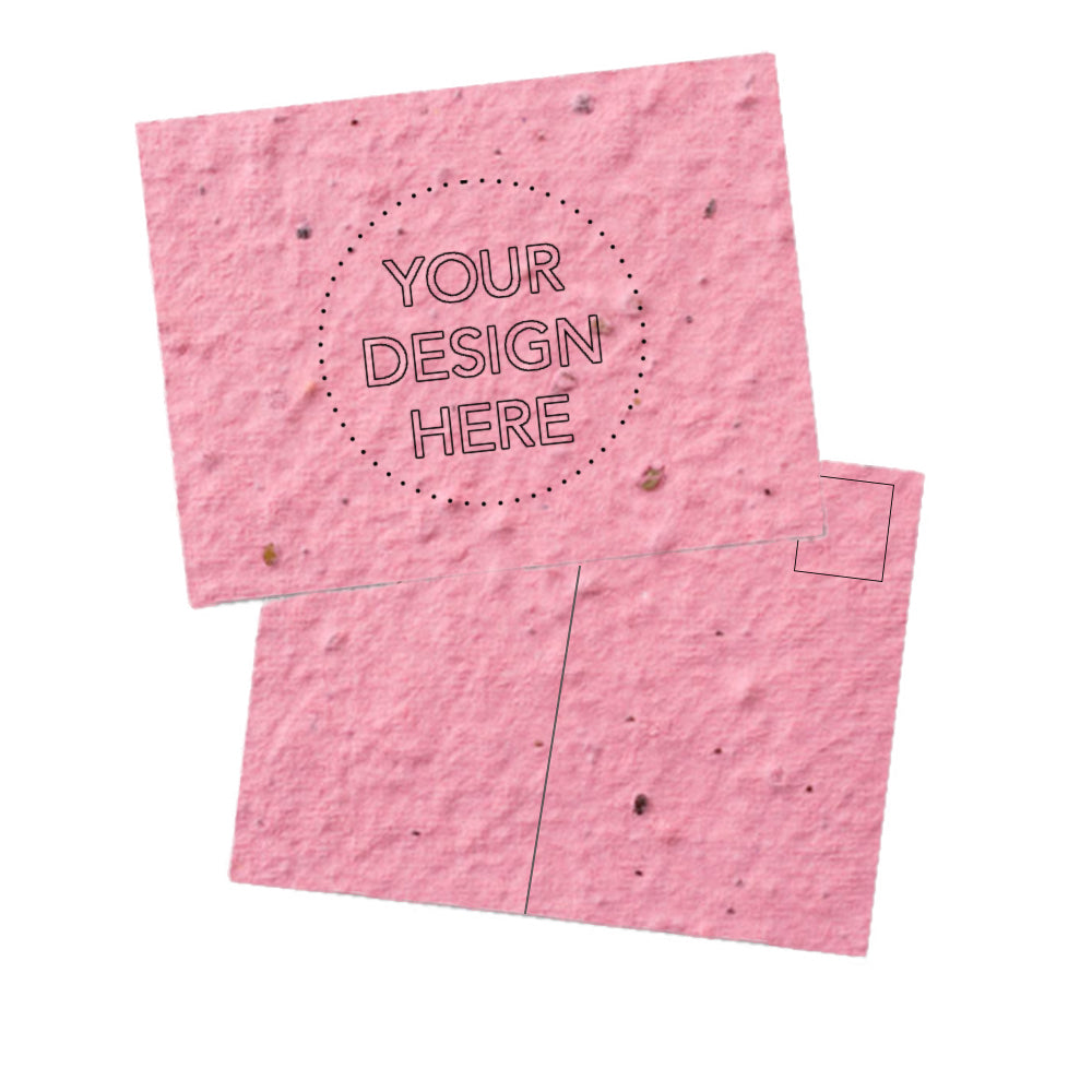 Color Seed Paper Postcard