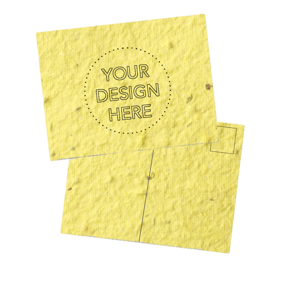 Color Seed Paper Postcard