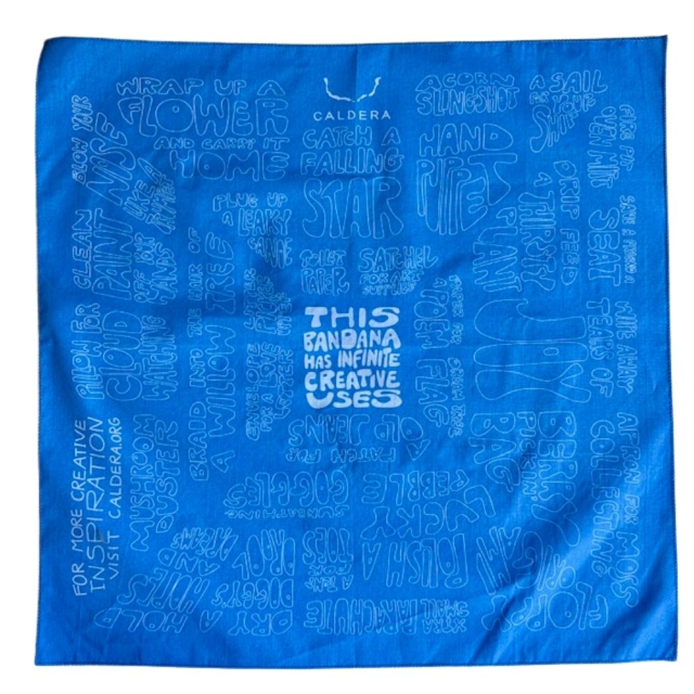 Cotton Bandanna - Edge to Edge Print - Made in USA