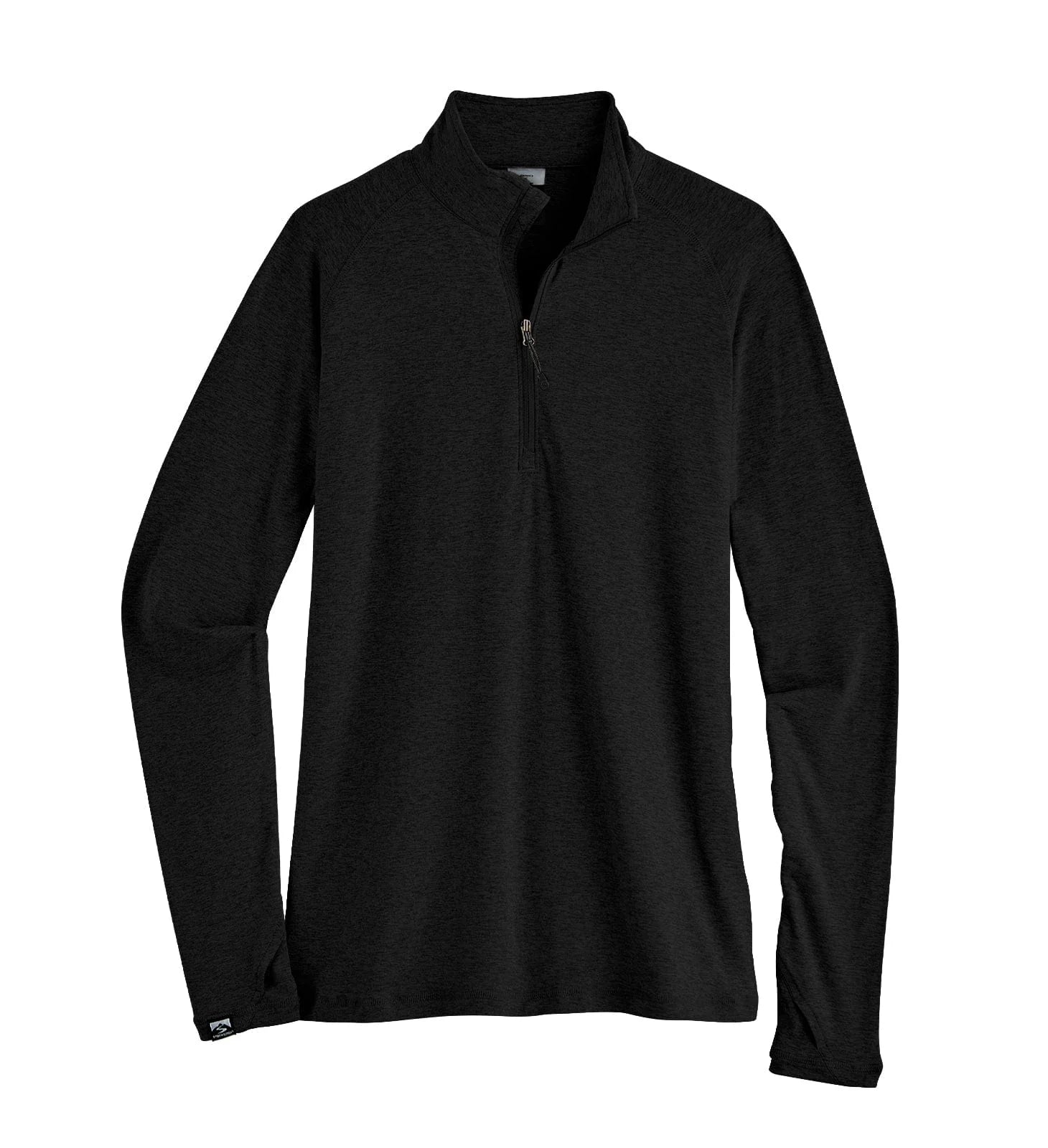 Storm Creek® Women's Recycled Pacesetter Quarter Zip in black.
