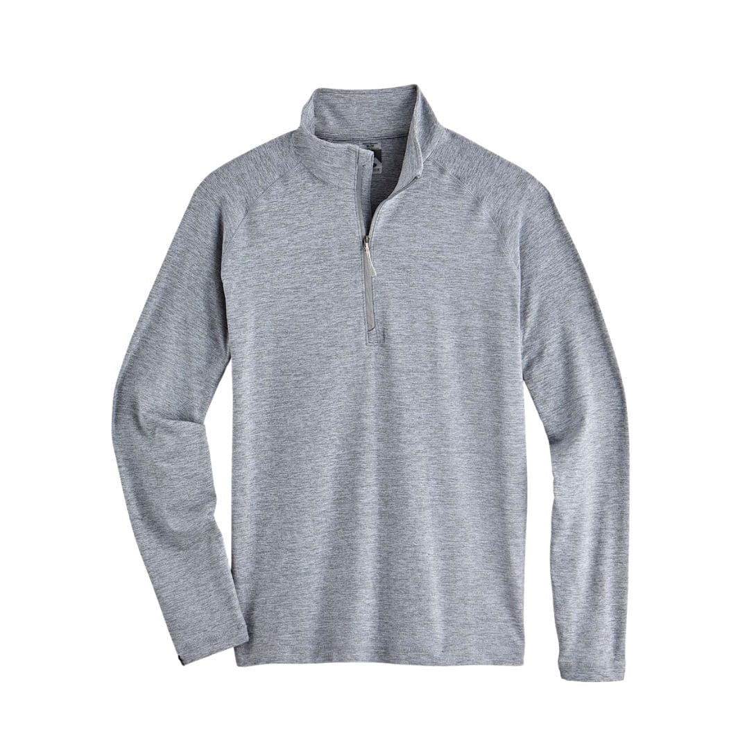 Storm Creek® Men's Recycled Pacesetter Quarter Zip in light gray Creek® Men's Recycled Pacesetter