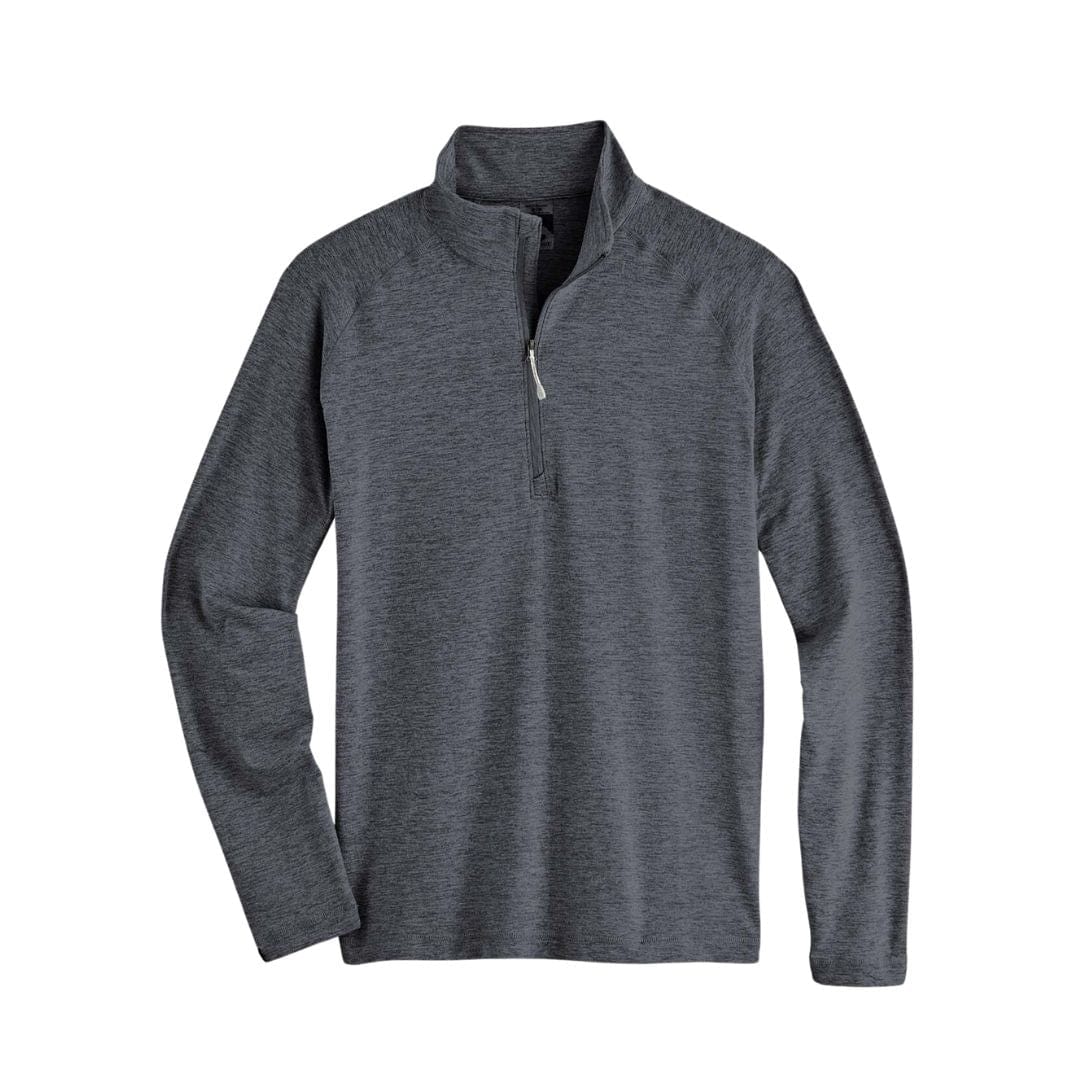 Storm Creek® Men's Recycled Pacesetter Quarter Zip in dark gray Creek® Men's Recycled Pacesetter