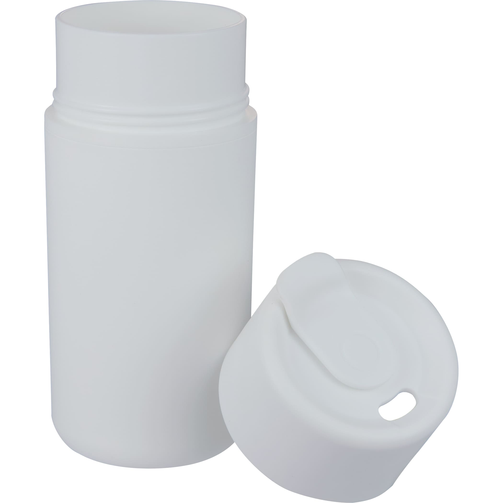 Custom branded 16 oz Urban Recycled Tumbler in white.