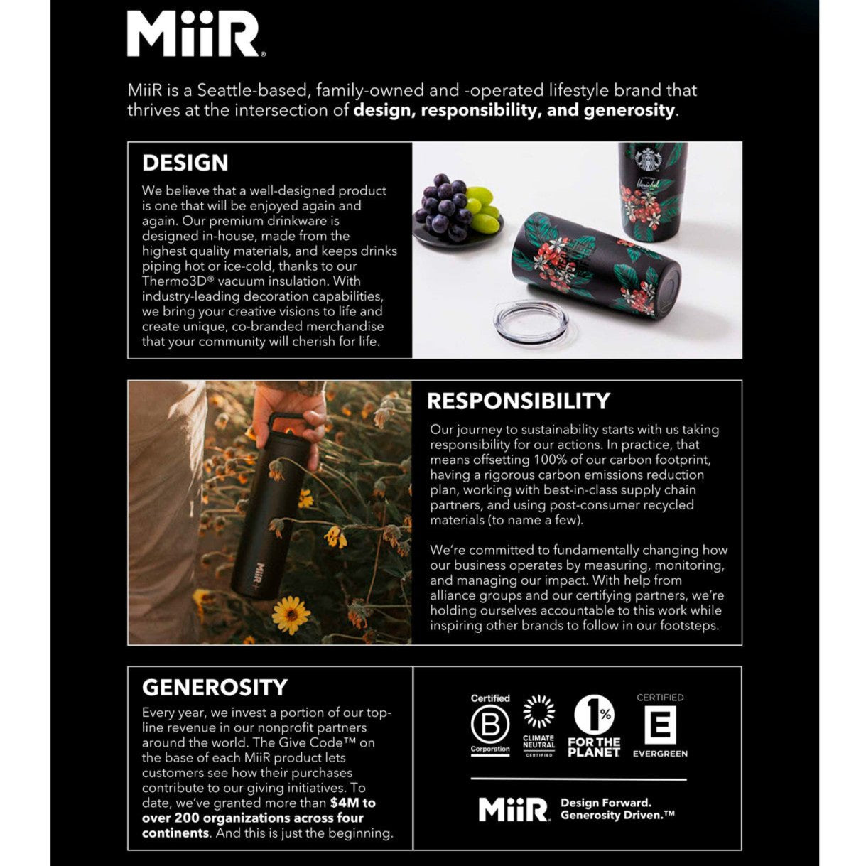 Customizable Miir® 16 Oz Insulated Travel Tumbler