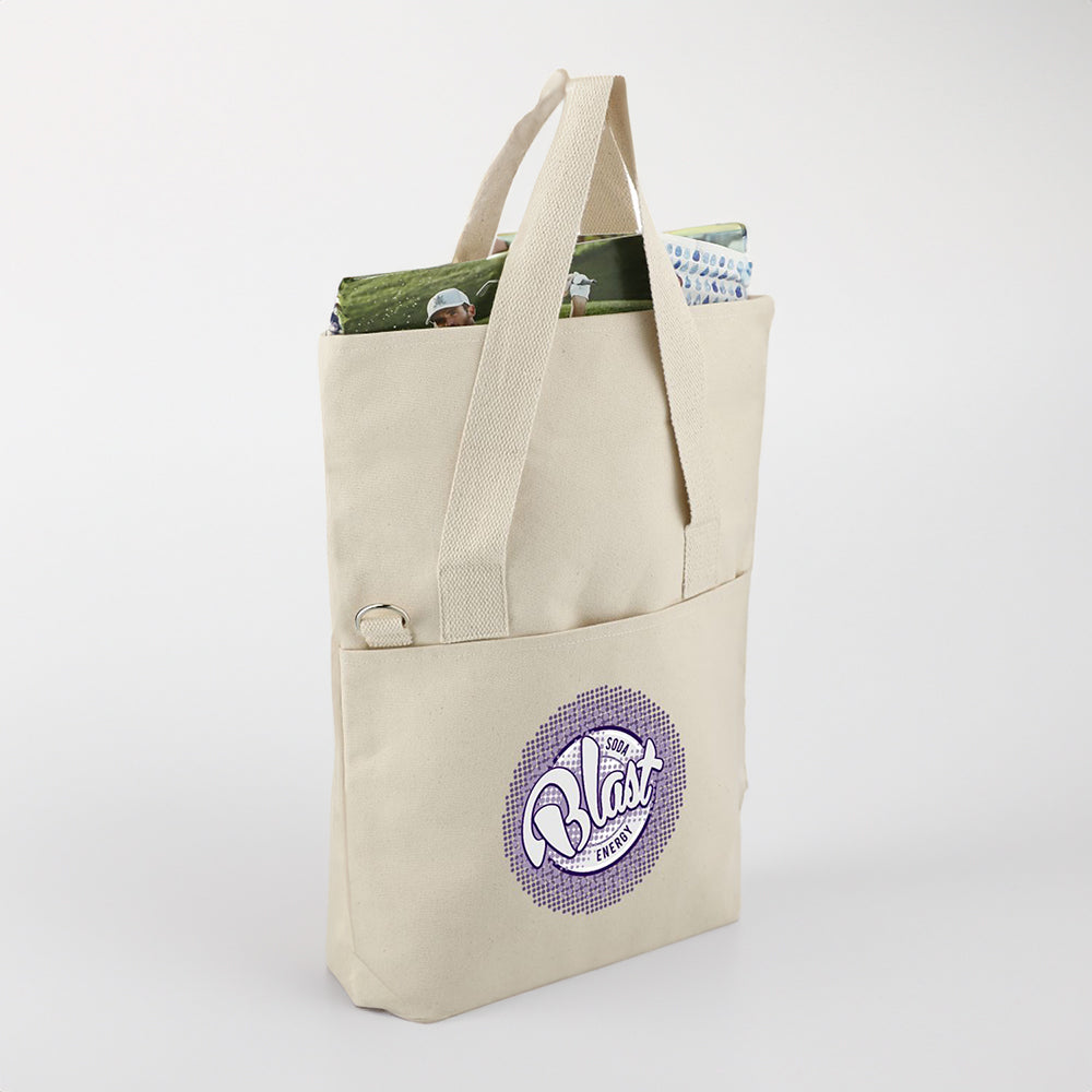 Customizable Organic Cotton Commuter Tote