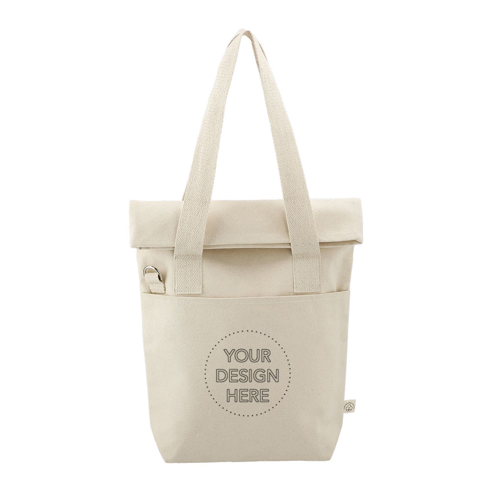 Customizable Organic Cotton Commuter Tote