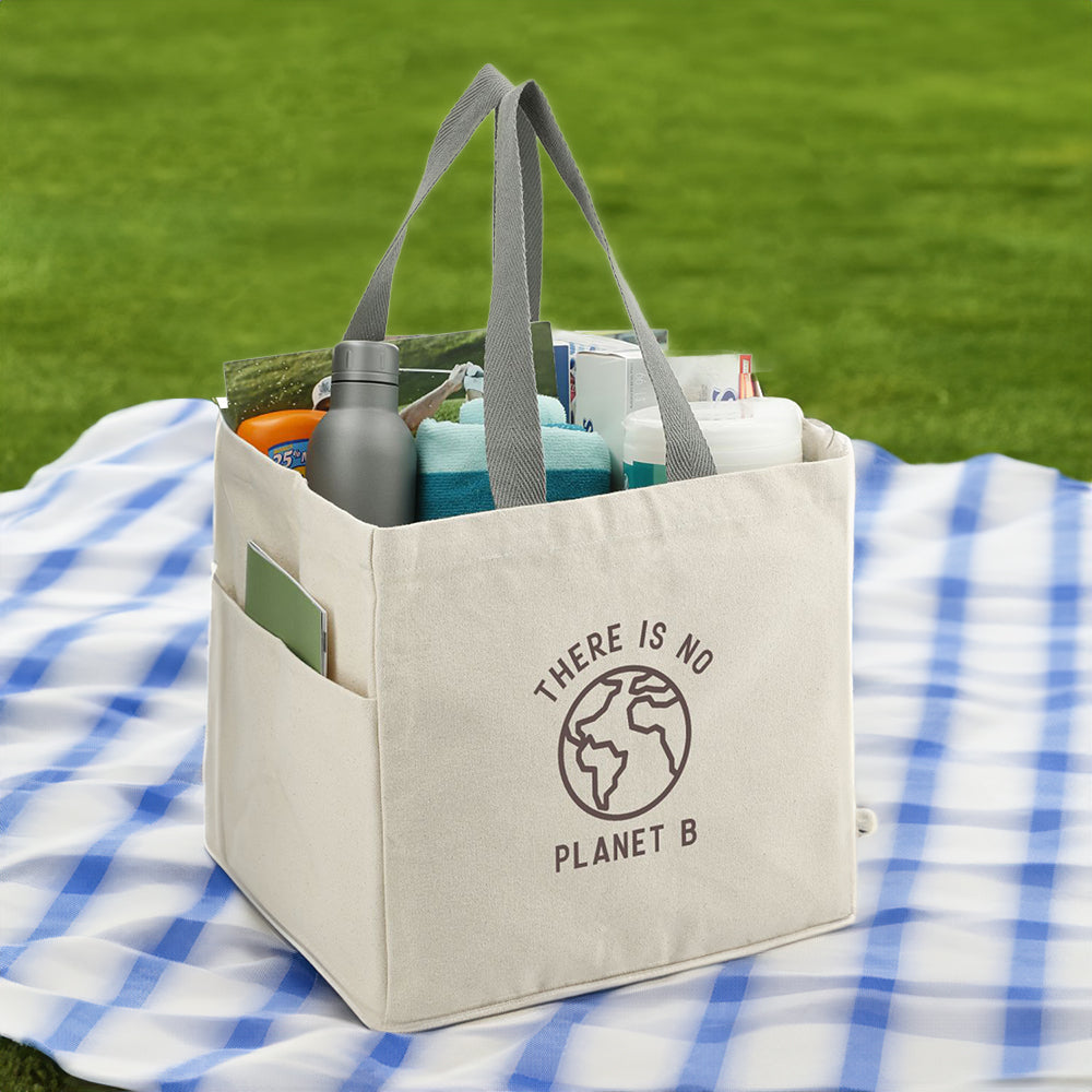 Customizable Organic Cotton Shopper Tote