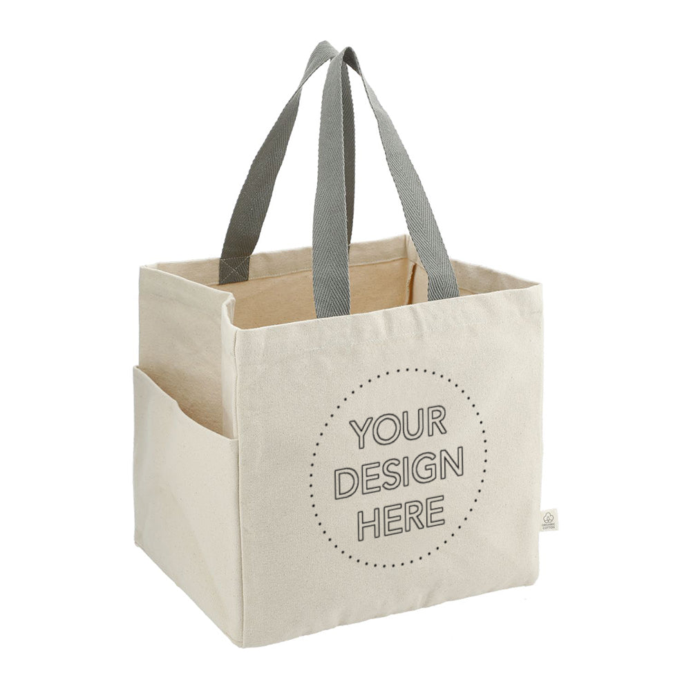 Customizable Organic Cotton Shopper Tote