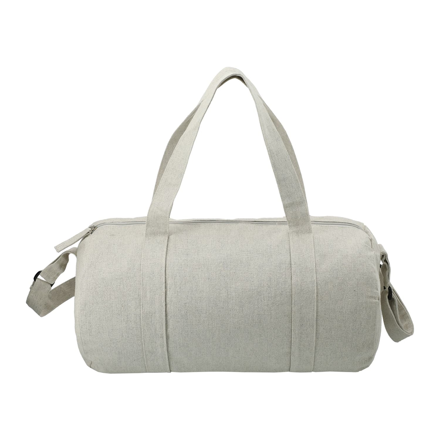 Customizable Repose 10oz Recycled Cotton Barrel Duffle Bag