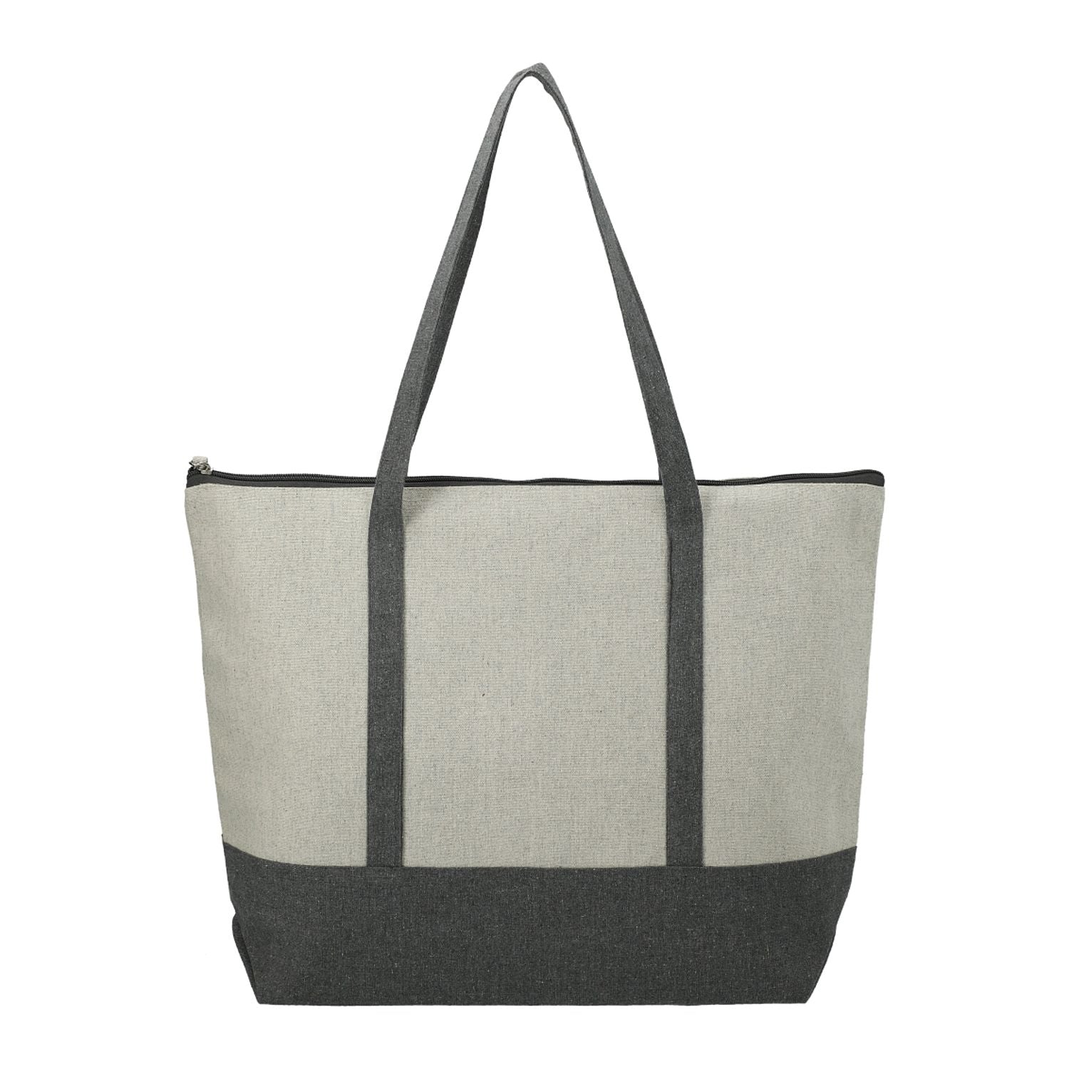 Customizable Repose 10oz Recycled Cotton Zippered Tote