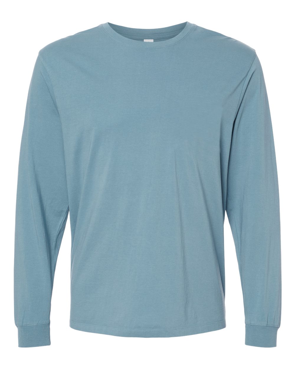 Softshirts® Unisex Organic Cotton Long-Sleeve Shirt in blue