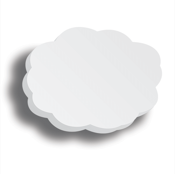 Customizable Sticky Notes - Stock Shapes - Under 4x4 Inches