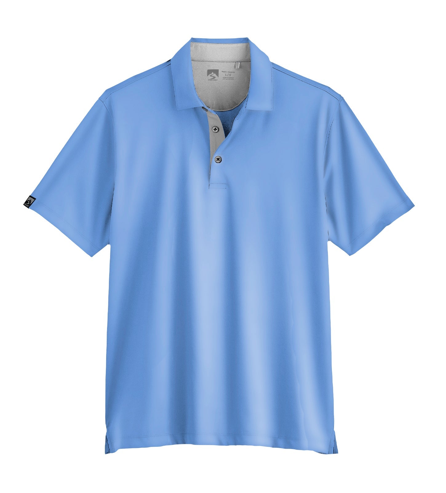 Storm Creek® Men's Recycled Visionary III Polo in light blue.