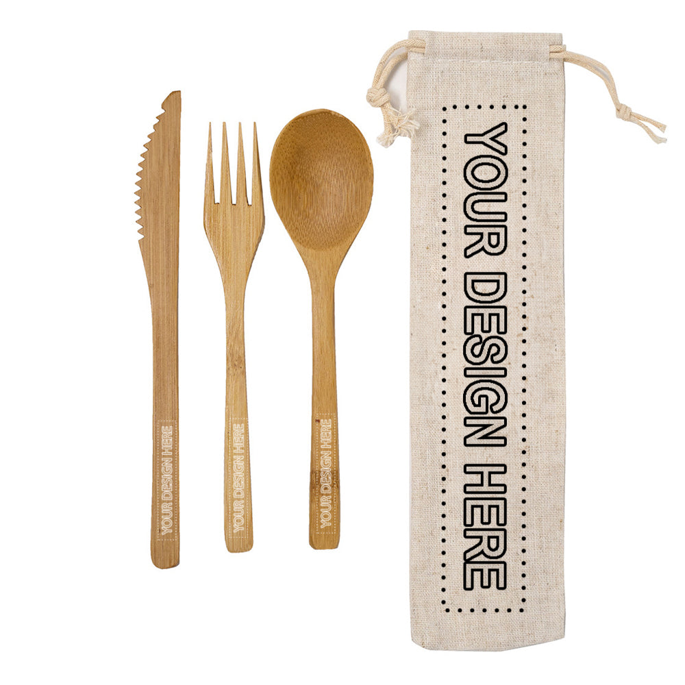 Reusable Eco-Friendly Bamboo Utensil Set