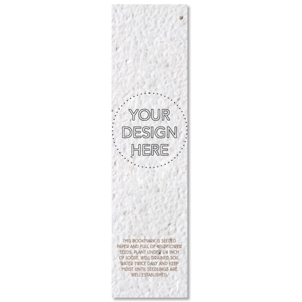 wildflower seed bookmarks Seeded Paper Bookmark
