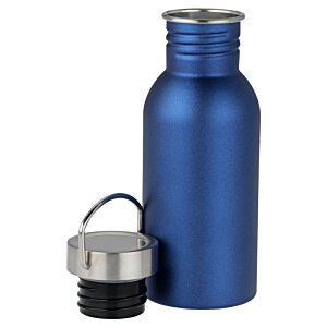 Thor 20 oz Stainless Steel Single-Walled Sports Bottle in blue