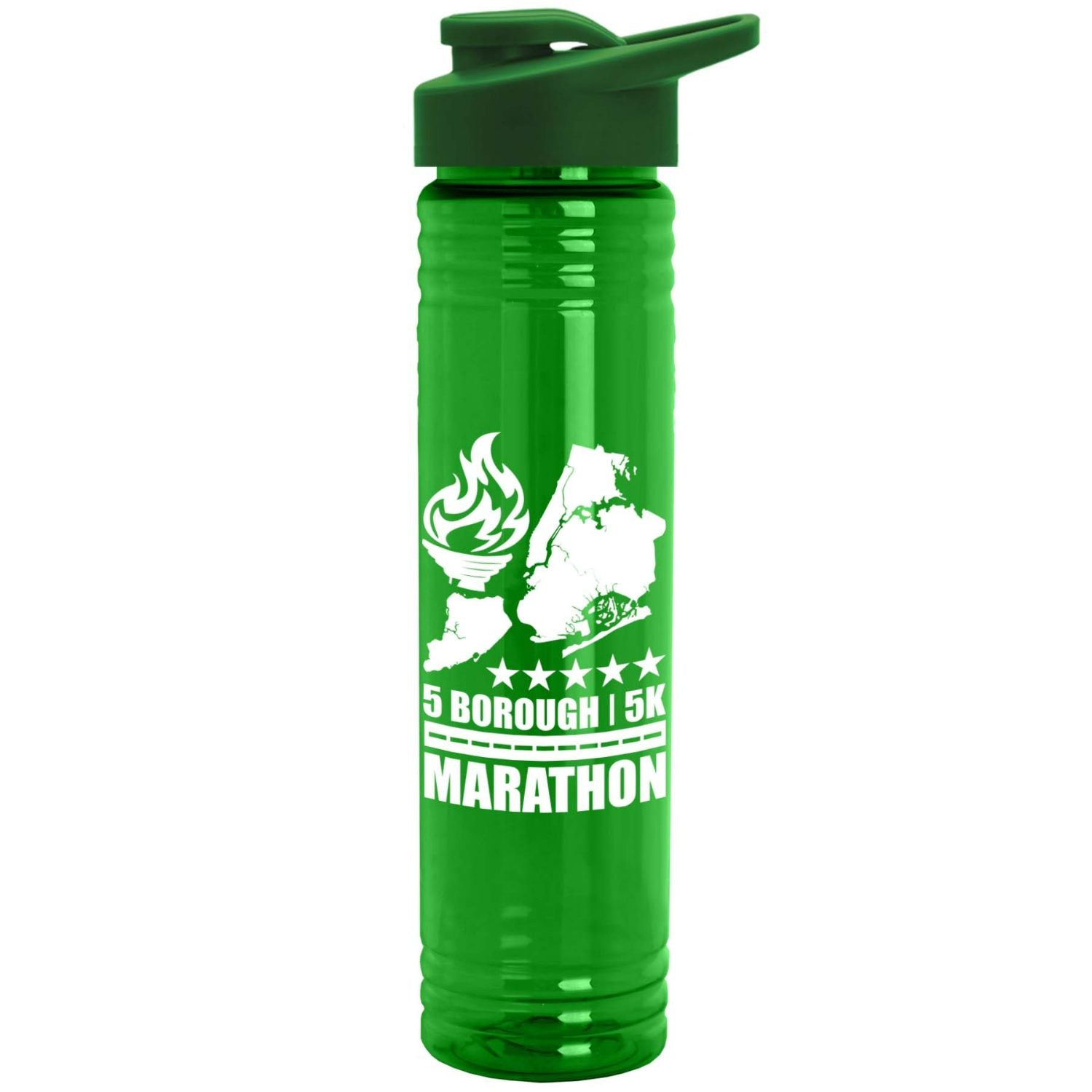 Tritan™ ReNew 32 oz. Adventure Bottle with Drink-thru Lid in green.