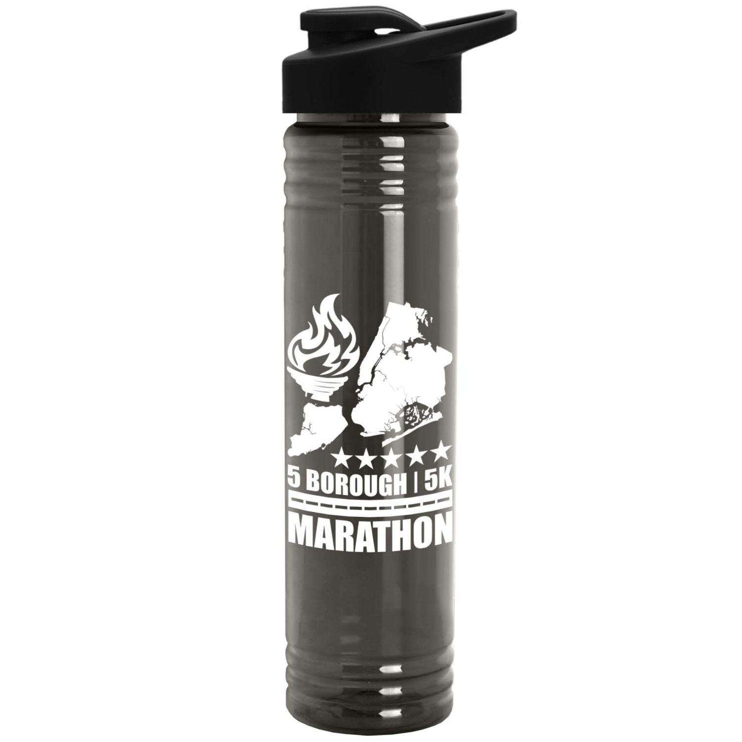 Tritan™ ReNew 32 oz. Adventure Bottle with Drink-thru Lid in dark gray.