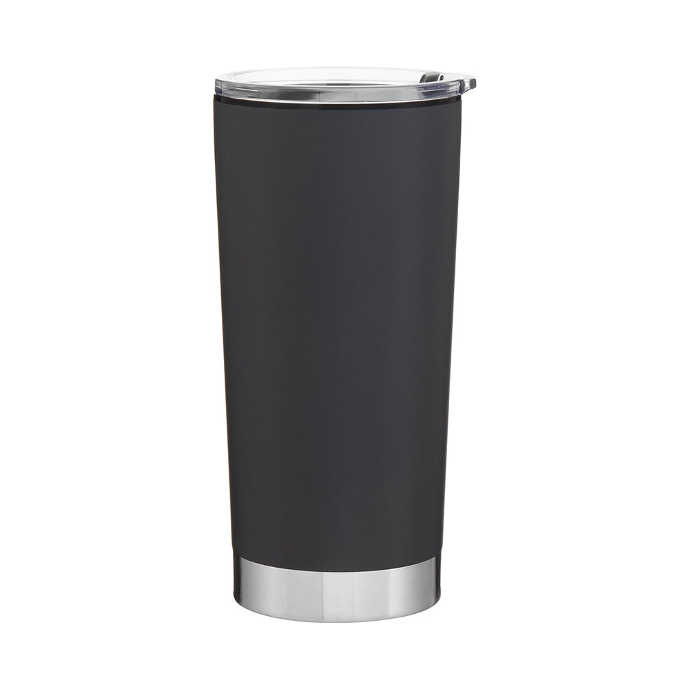 Customized h2go® 20 oz Fargo Recycled Stainless Steel Tumbler in slate.