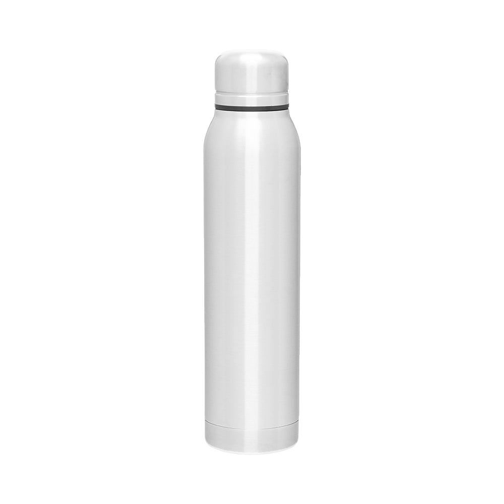 17 oz Insulated Stainless Steel Silo Bottle in stainless.