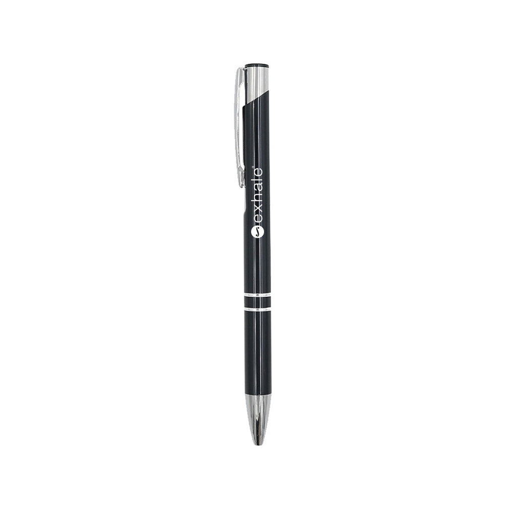 Customizable edge glisten click action pencil in black.