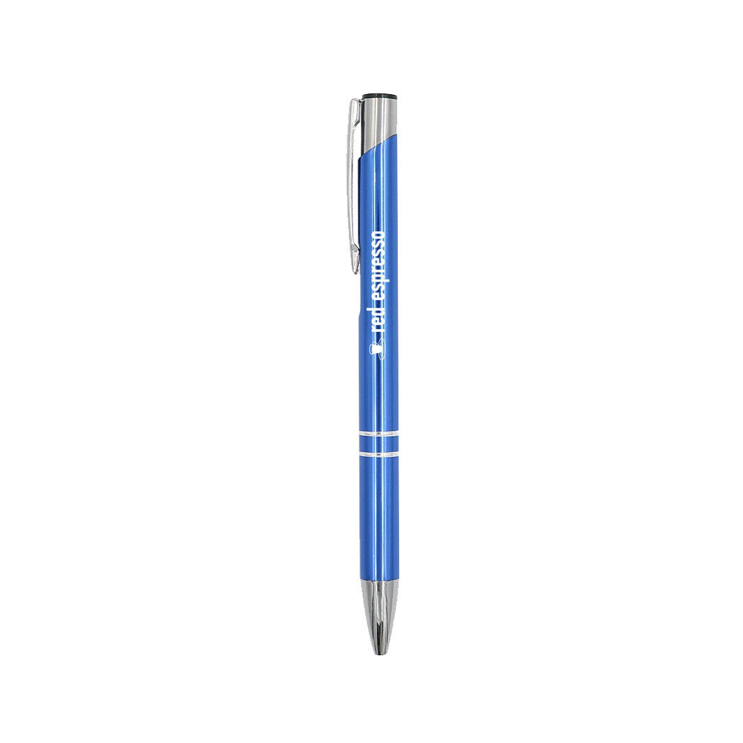 Customizable edge glisten click action pencil in blue.
