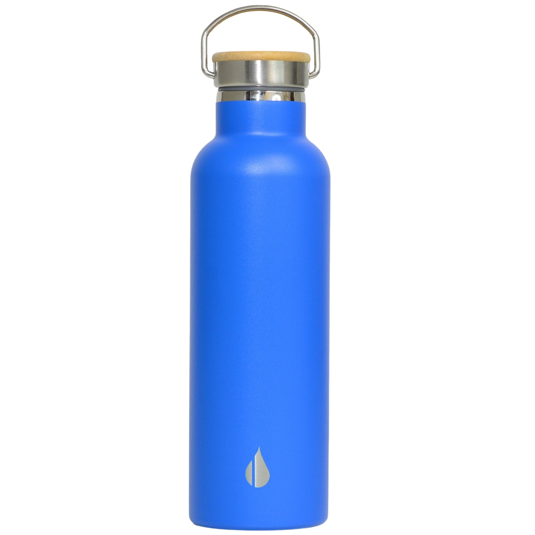 Customizable Elemental® 25 oz Stainless Steel Insulated Bottle in azure blue