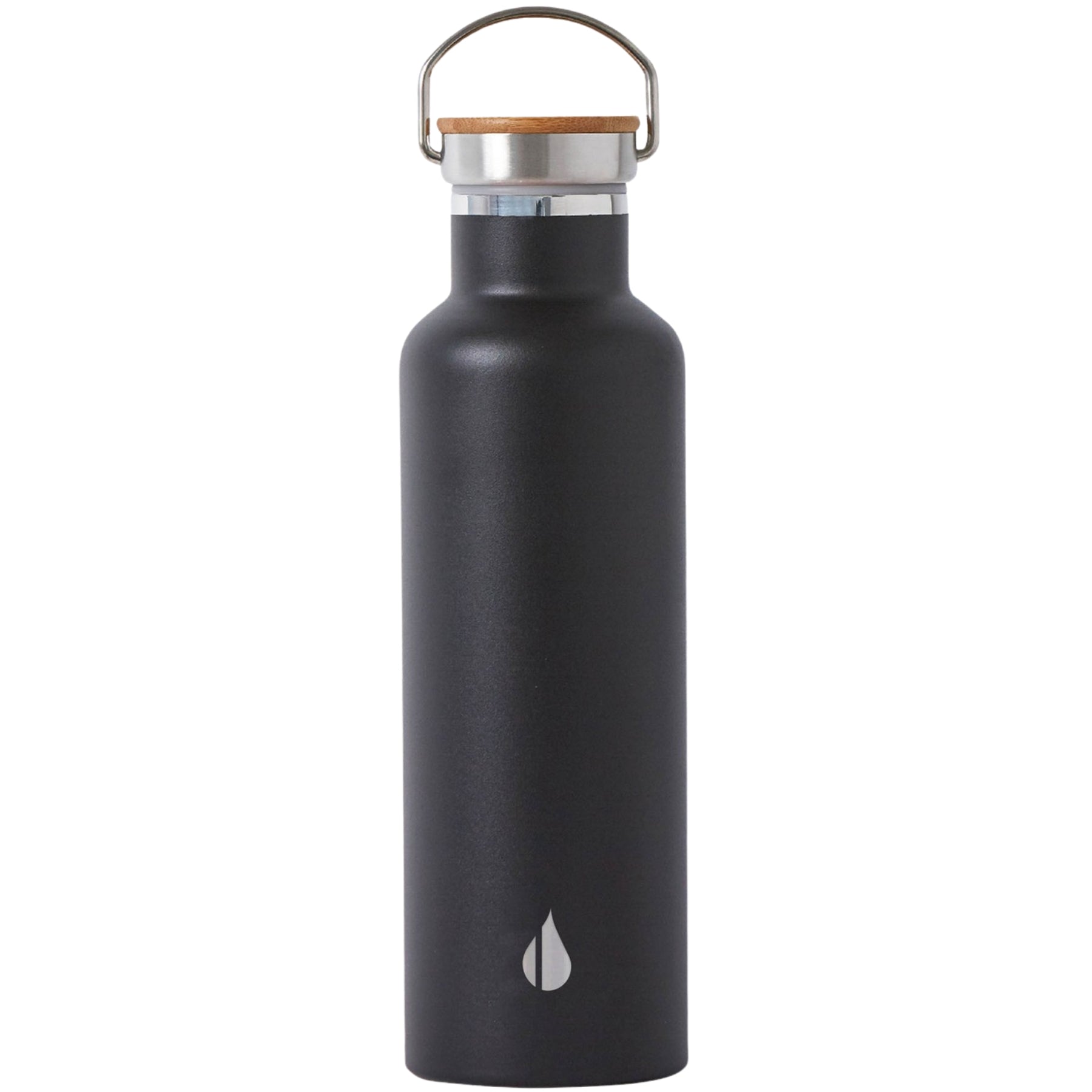 Customizable Elemental® 25 oz Stainless Steel Insulated Bottle in black