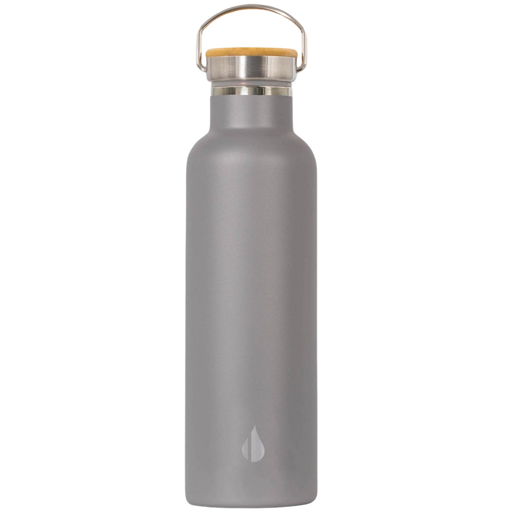 Customizable Elemental® 25 oz Stainless Steel Insulated Bottle in graphite gray