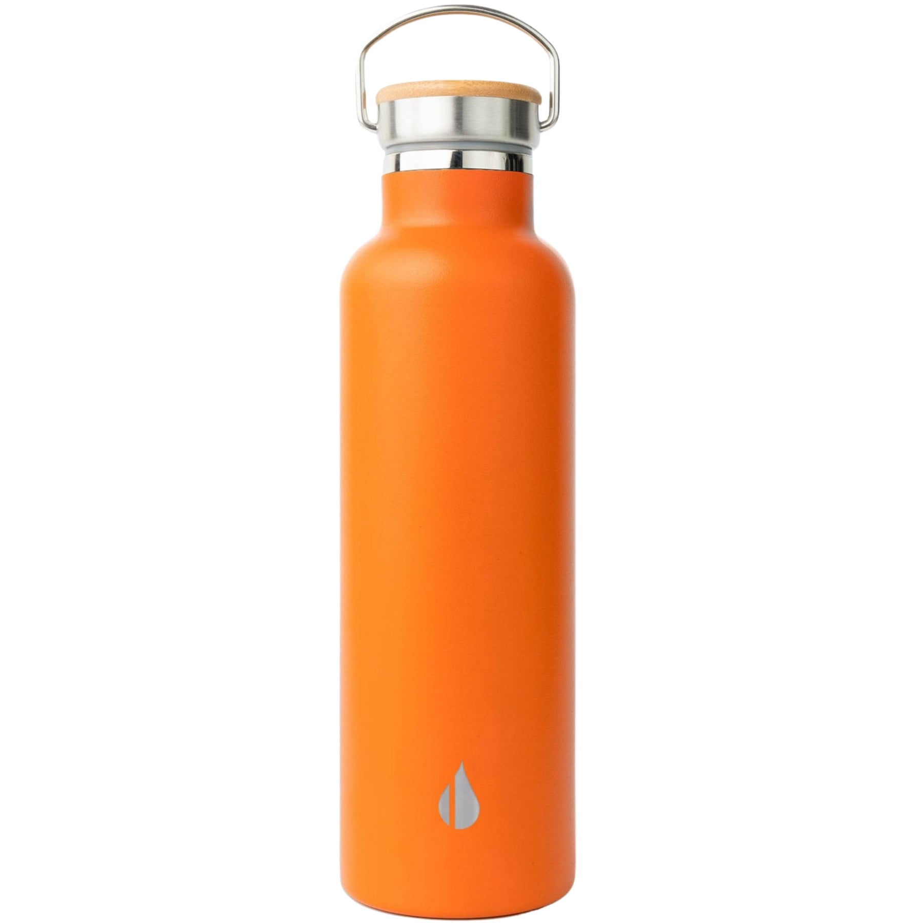 Customizable Elemental® 25 oz Stainless Steel Insulated Bottle in orange