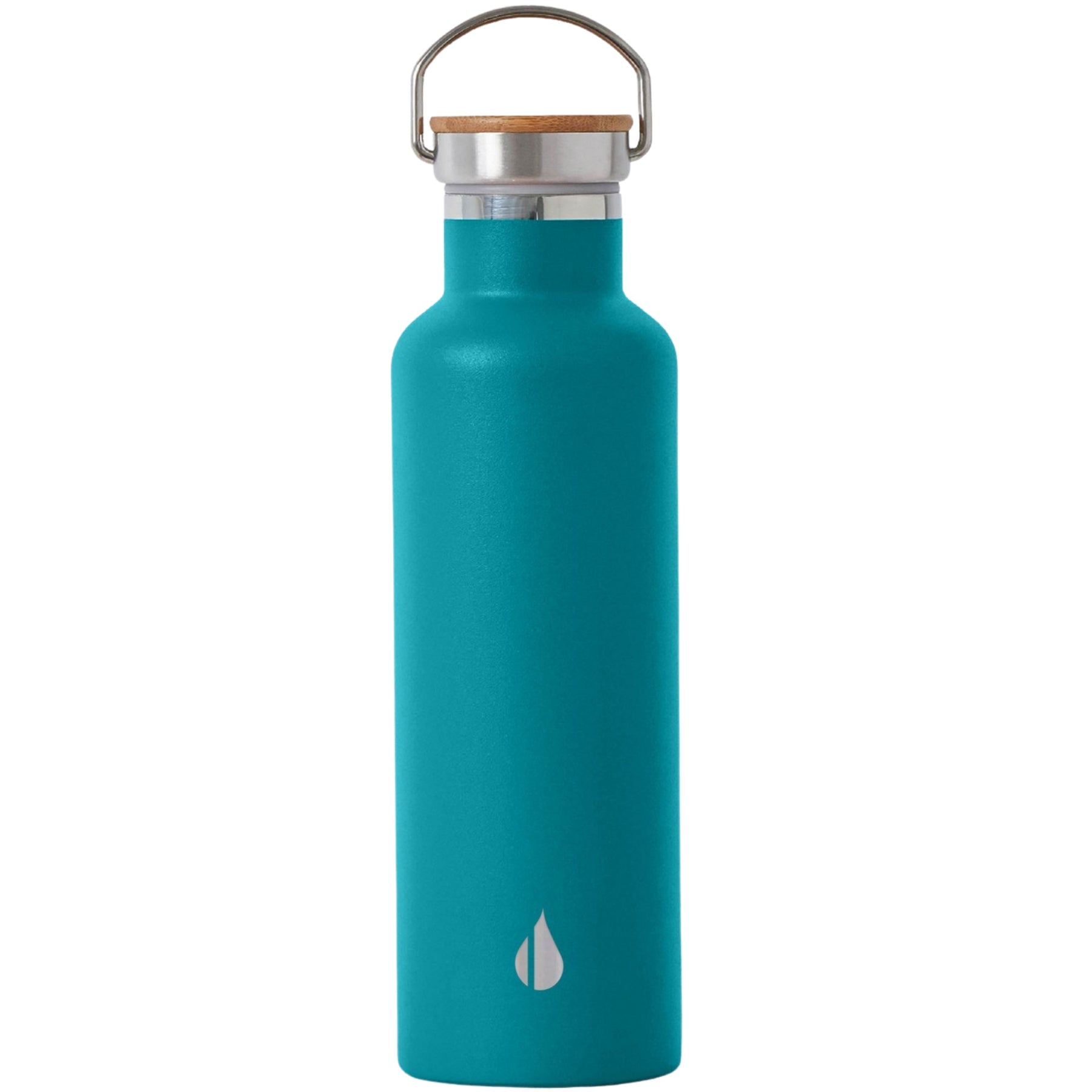 Customizable Elemental® 25 oz Stainless Steel Insulated Bottle in teal