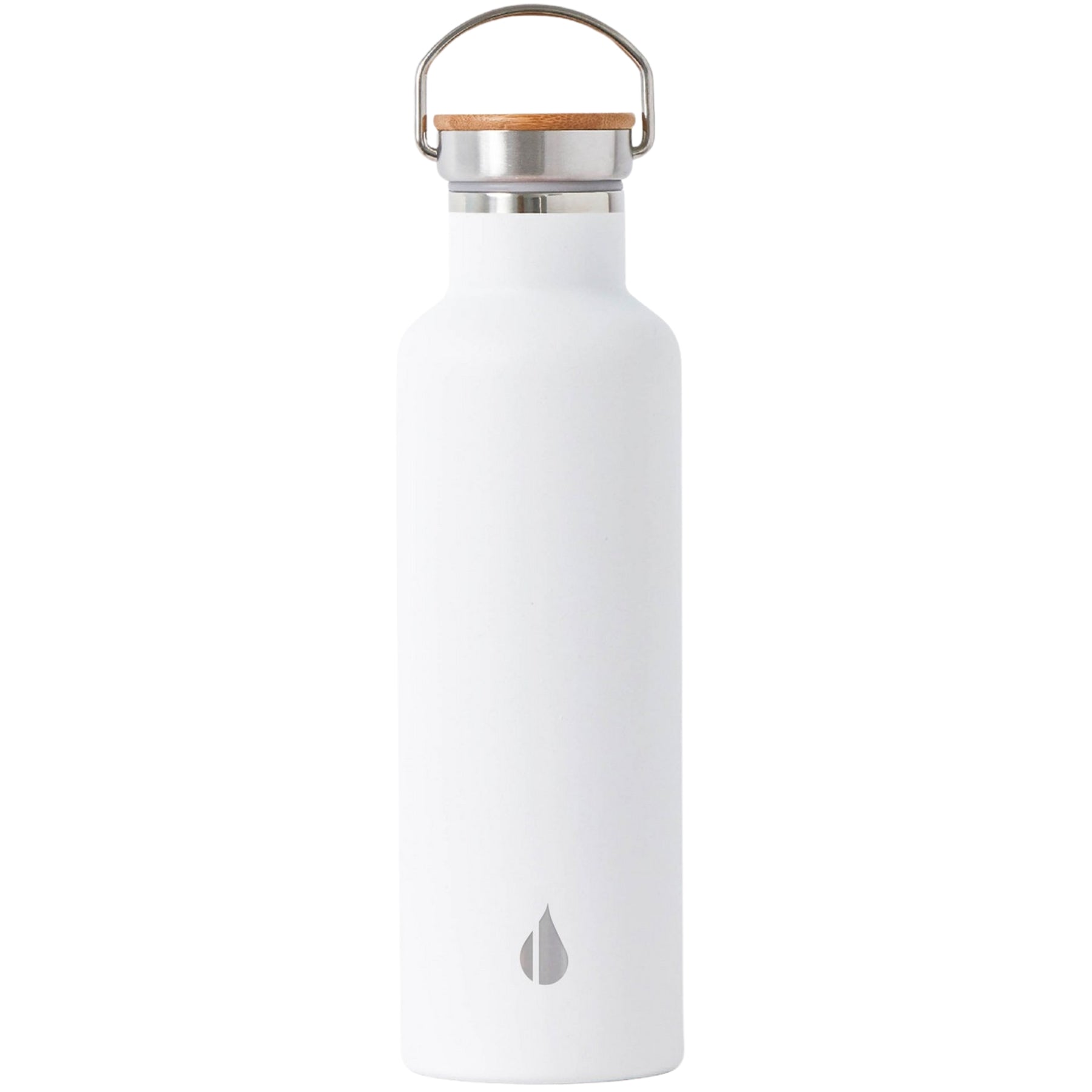 Customizable Elemental® 25 oz Stainless Steel Insulated Bottle in white